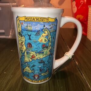 Certified International NWT Massachusetts Souvenir Jumbo Mug 22oz